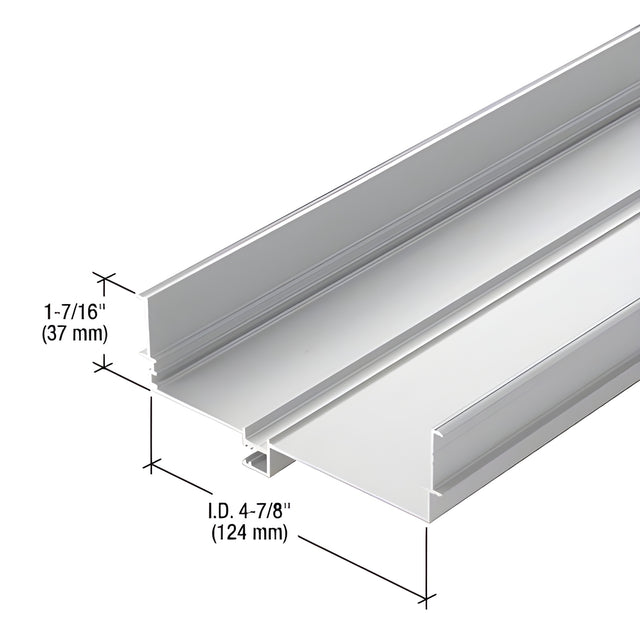 CRL 487 Clear Anodized OfficeFront™ Door Jamb/Head - 24'-2"