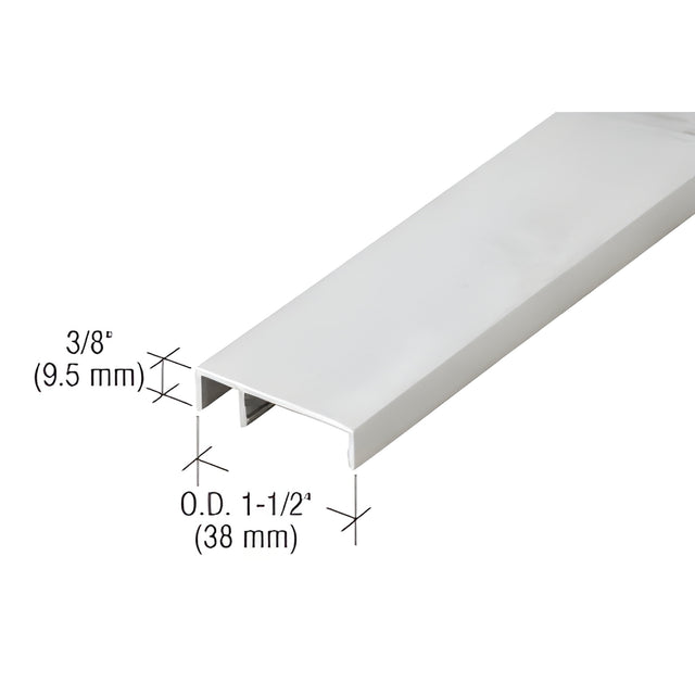 CRL 487 Clear Anodized OfficeFront™ Face Trim - 24'-2"
