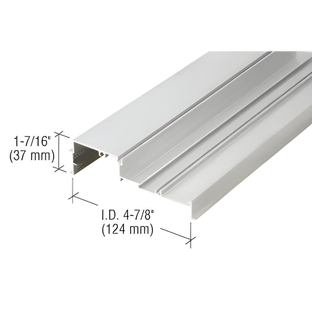 CRL 487 Clear Anodized OfficeFront™ Glazing Base - 24'-2"