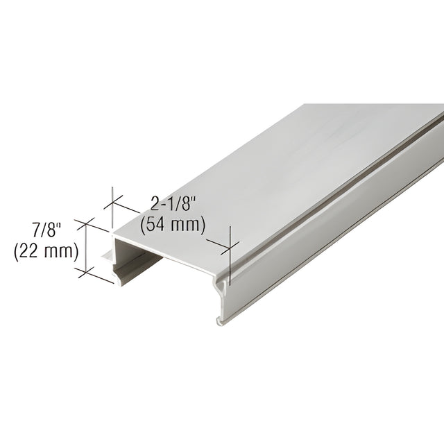 CRL 487 Clear Anodized OfficeFront™ Glazing Stop - 24'-2"
