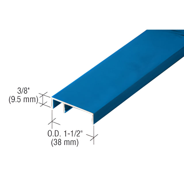 CRL 487 Custom Powder Coated Paint OfficeFront™ Face Trim - 24'-2"