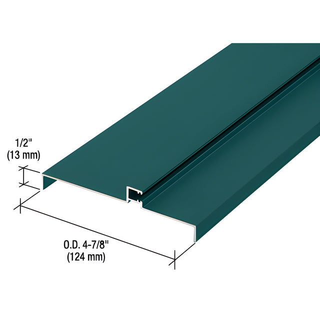 CRL 487 KYNAR OfficeFront™ Transom Frame Head Insert for 1-1/2" Face Trim - 24'2"