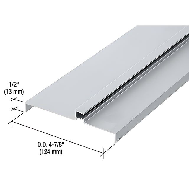 CRL 487 Mill OfficeFront™ Transom Frame Head Insert for 1-1/2" Face Trim - 24'2"