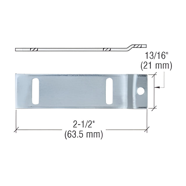 CRL 487 OfficeFront™ Wide Offset Clips