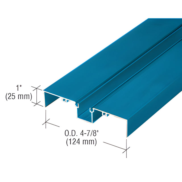CRL 487 Powder Coated OfficeFront™ Deep Pocket Glazing Insert - 24'-2"