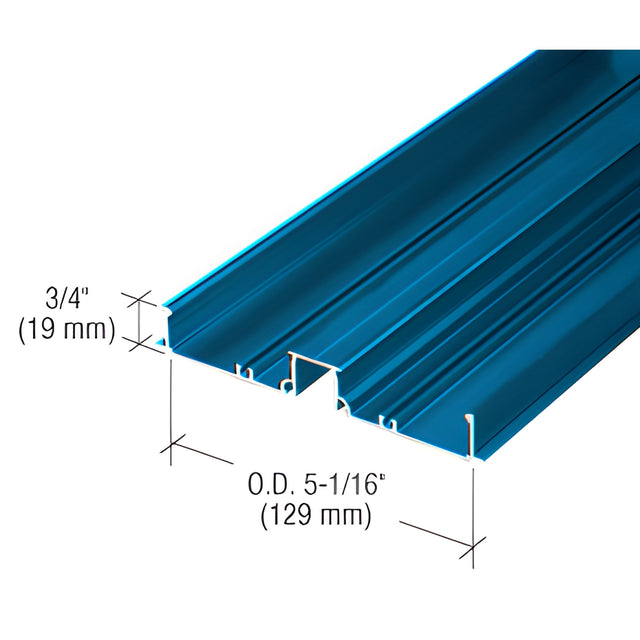 CRL 487 Powder Coated OfficeFront™ Horizontal Mullion Base - 24'-2"