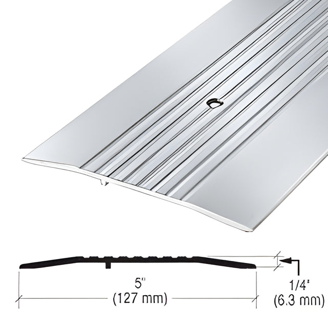 CRL 5" Aluminum Commercial Saddle Threshold - 73" Length