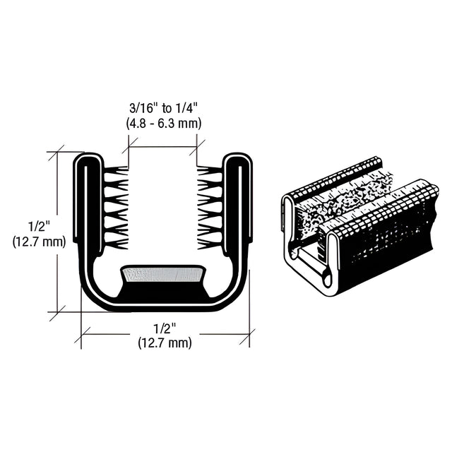 CRL 5V Rigid 96" Channel for 1951 to 1954 Chevy and GMC Trucks Division Bar