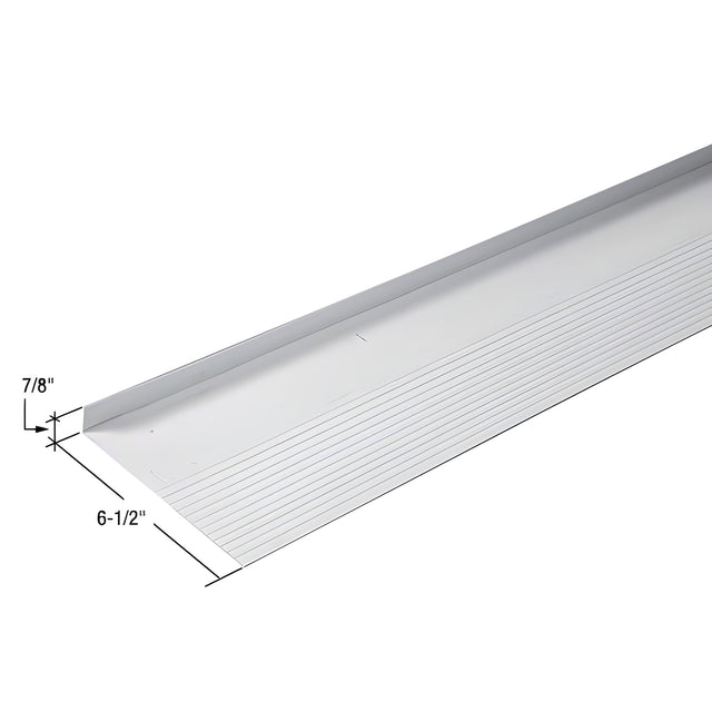 CRL 6.5" White Adjustable Vinyl Sill Pan - 108" Length