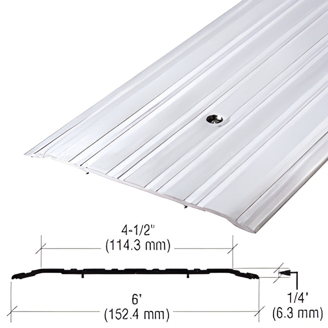 CRL 6" Aluminum Commercial Saddle Threshold - 36-1/2" Length