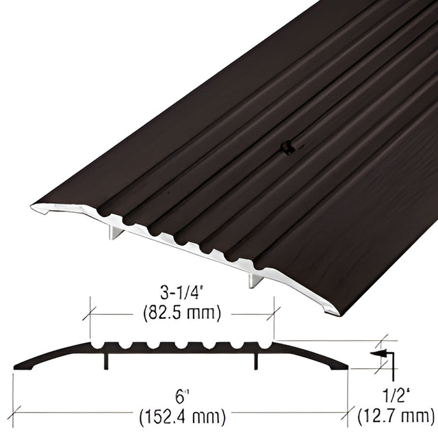 CRL 6" Bronze Commercial Saddle Threshold - 36-1/2" Length