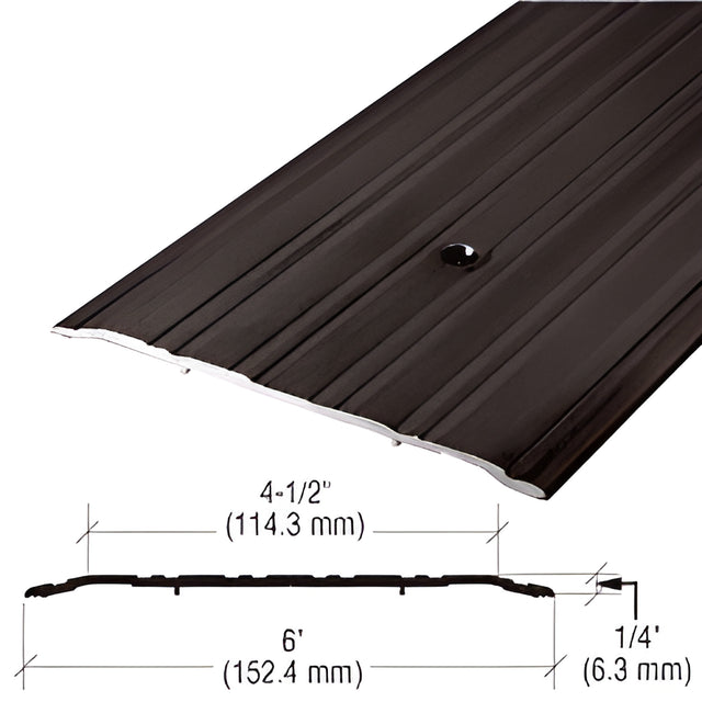 CRL 6" Bronze Commercial Saddle Threshold - 73" Length