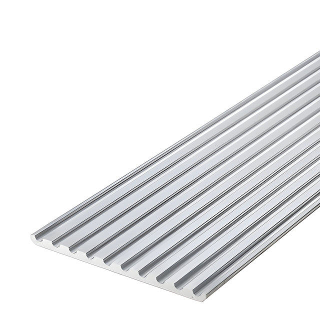 CRL 72" Floor Plate 5" Wide Aluminum