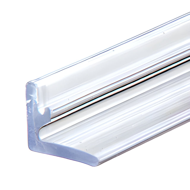CRL 80" Replacement Clear Plastic L-Seal for Bypassing Shower Sliders - Set of 2