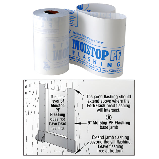 CRL 9" Fortifiber Moistop PF® Flashing