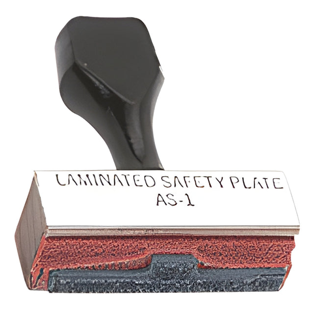 CRL AS1 Laminated Safety Plate Stamp