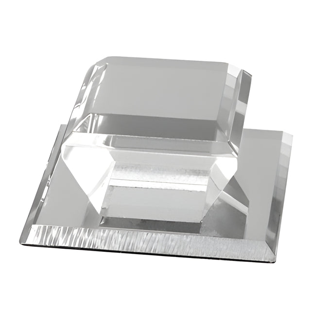 CRL Acrylic Hand Cut Square Stick-On Mirror Pull