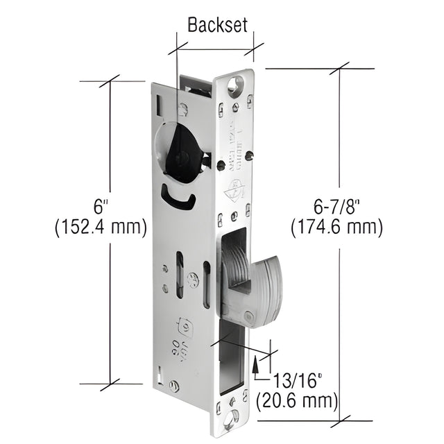 CRL Adams Rite® Hook Throw Deadlock With 31/32" Backset