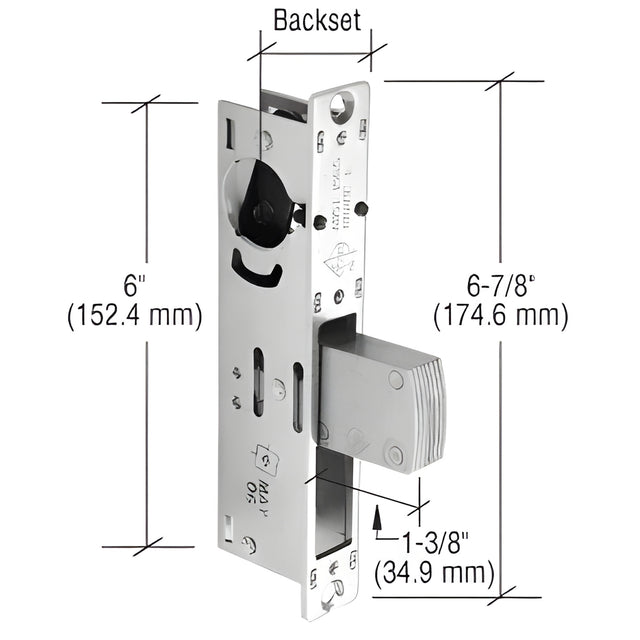 CRL Adams Rite® Long Throw Deadlock With 31/32" Backset