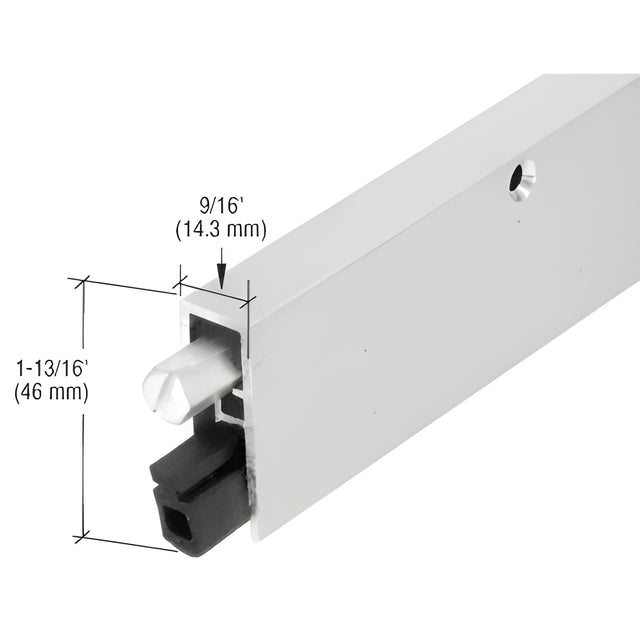 CRL Aluminum Commercial Medium-Duty Automatic Door Bottom for 36" Door