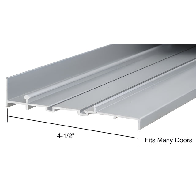 CRL Aluminum OEM Replacement Patio Door Threshold - 4-1/2" Wide x 6' Long