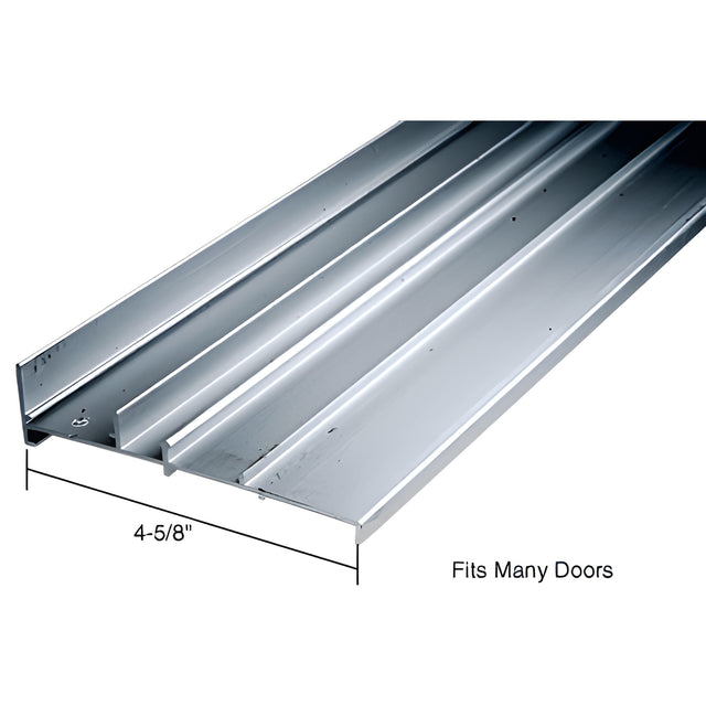 CRL Aluminum OEM Replacement Patio Door Threshold - 4-5/8" Wide x 8' Long