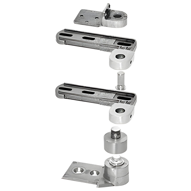 CRL Aluminum Offset Pivot Set for Aluminum Doors
