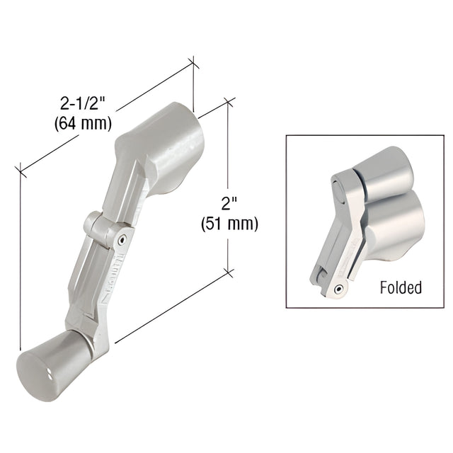 CRL Aluminum Universal Folding Handle