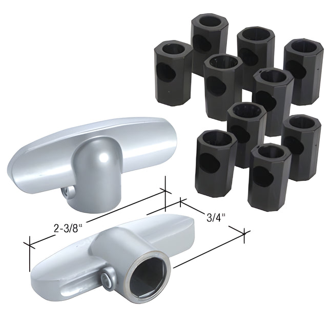 CRL Aluminum Universal T-Crank Window Handle