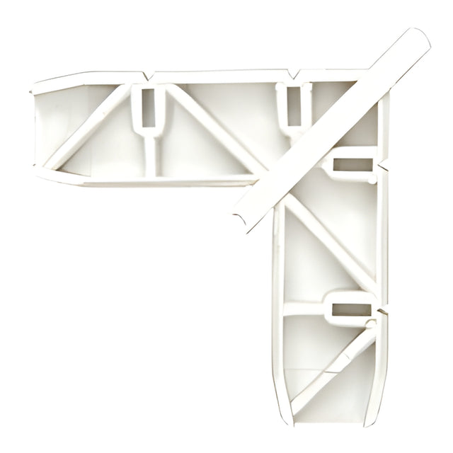 CRL Andersen® 1" x 15/32" White Plastic Screen Door Frame Corner 20/PK