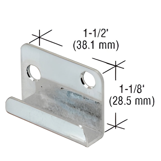 CRL Anochrome One-Piece Bottom Mirror Clip