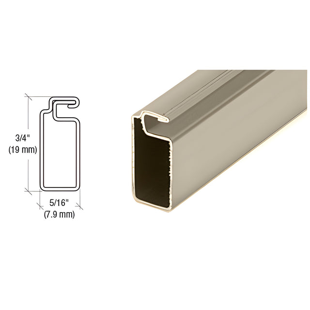 CRL Beige 3/4" x 5/16" Roll Formed Screen Frame - 144"