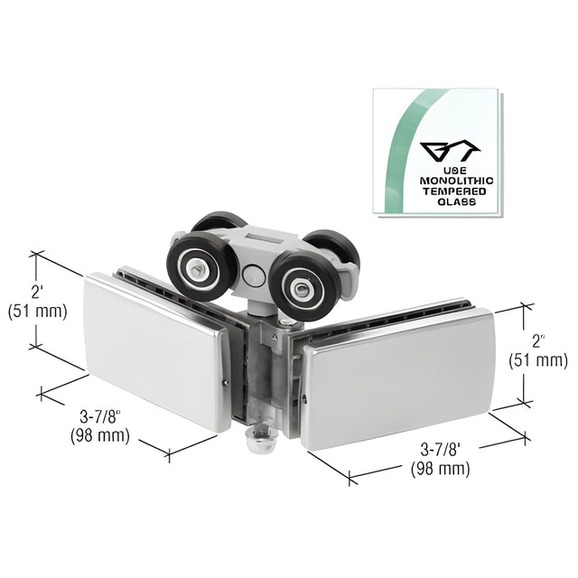 CRL Birmingham Series Top Glass-to-Glass Roller Patch