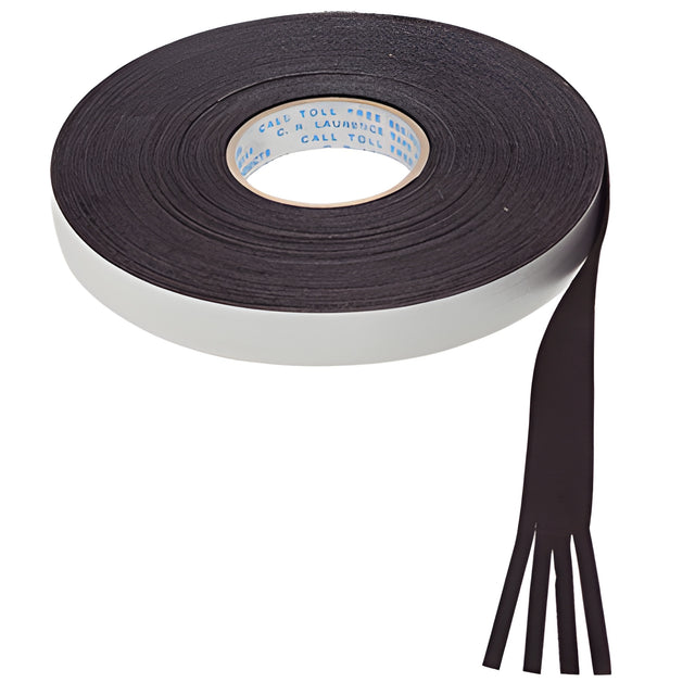 CRL Black 1" Wide Moleskin Channel Liner - 1/4" Strips