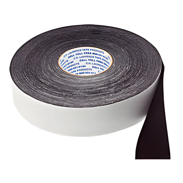 CRL Black 2" Wide Moleskin Channel Liner - Solid