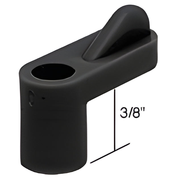 CRL Black 3/8" Plastic Window Screen Clips - Bulk