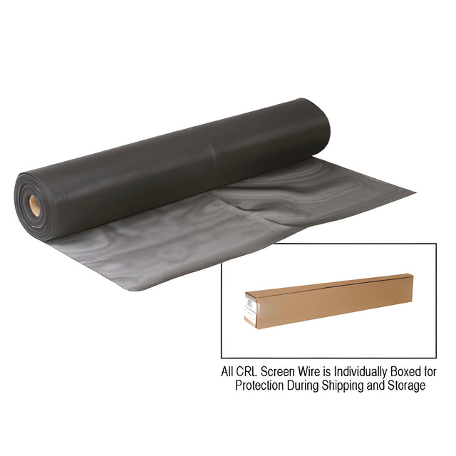 CRL Black 48" Super Duty Polyester Screen Mesh