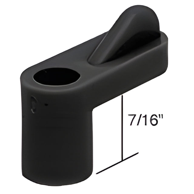CRL Black 7/16" Plastic Window Screen Clips - Bulk