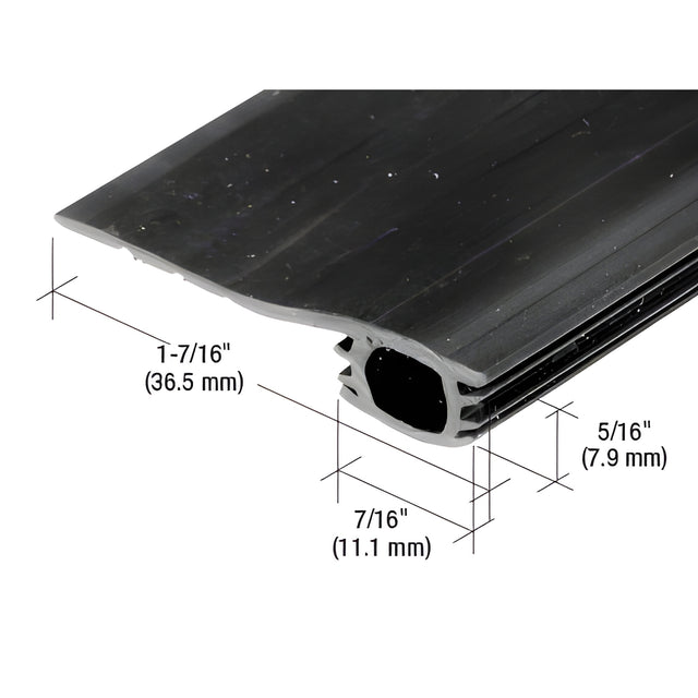 CRL Black 84" Vinyl 7/8" - 1-7/16" Adjustable Width Bug Strip