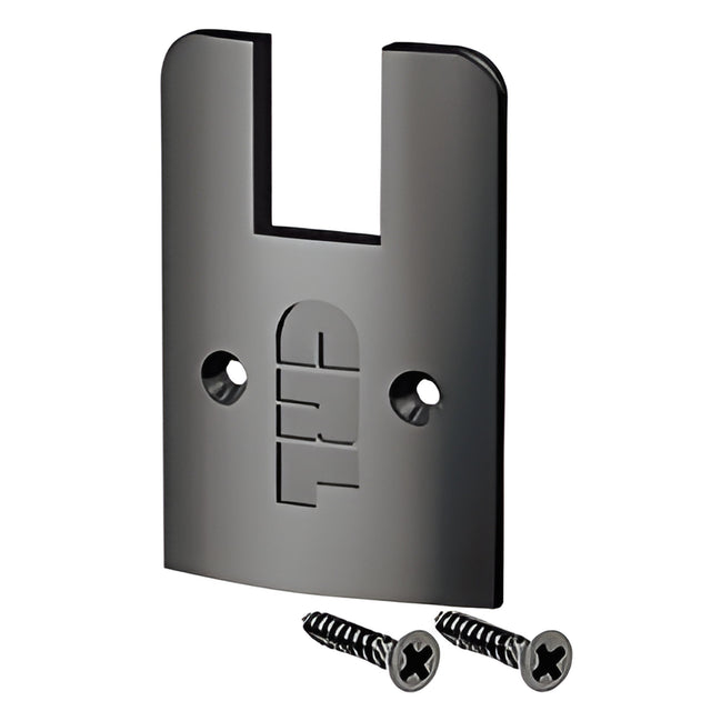 CRL Black Anodized Low Profile End Cap With Screws