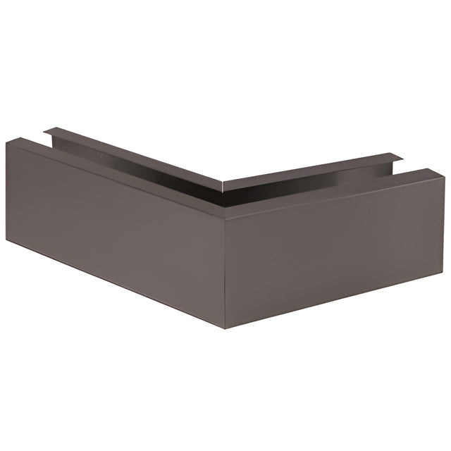 CRL Black Bronze 12" 135º Mitered Corner Cladding for B5L Series Low Profile Base Shoe