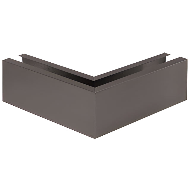 CRL Black Bronze 12" 90º Mitered Corner Cladding for B5L Series Low Profile Base Shoe