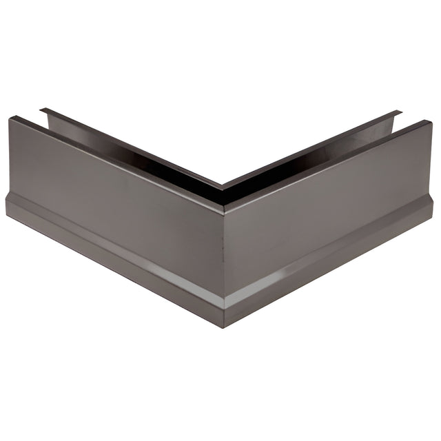 CRL Black Bronze 12" 90º Mitered Corner Cladding for B5T Series Tapered Base Shoe