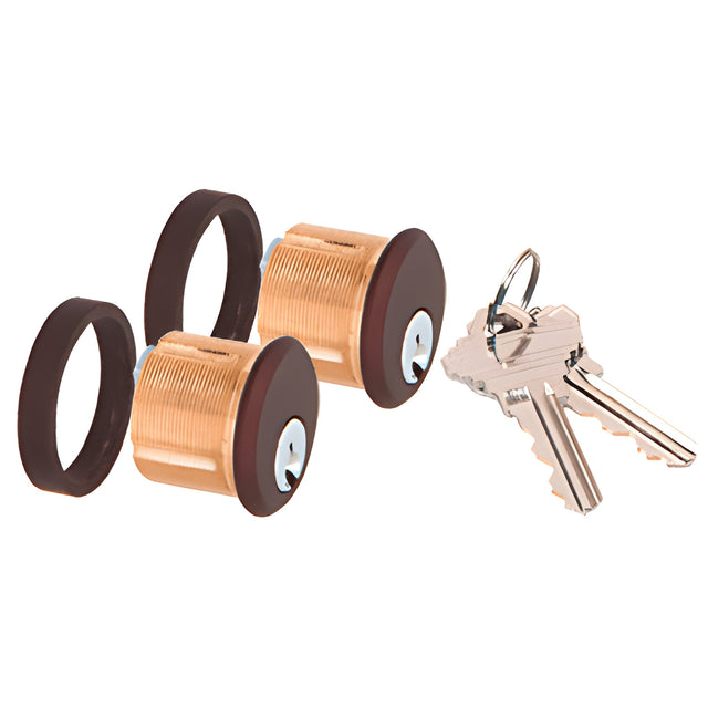 CRL Black Bronze AMR215 Series Double Keyed Cylinders