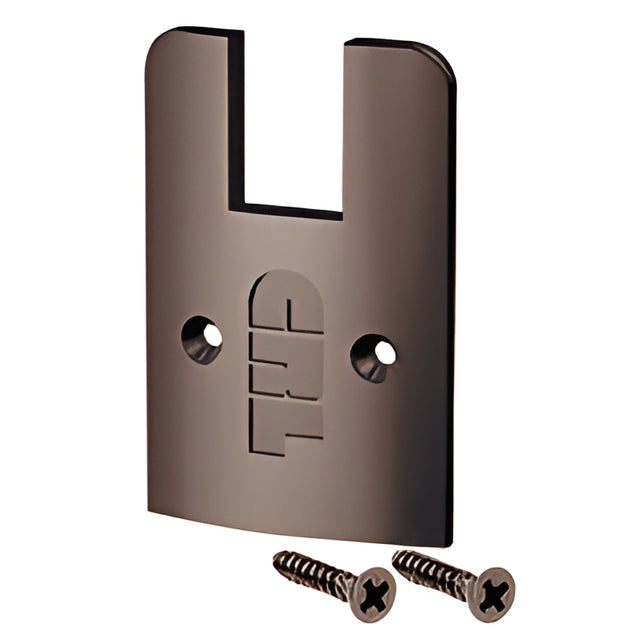 CRL Black Bronze Anodized Low Profile End Cap With Screws