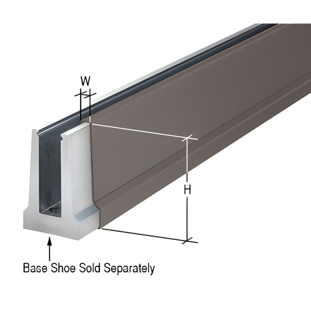 CRL Black Bronze Cladding for B5T Series Tapered Base Shoe