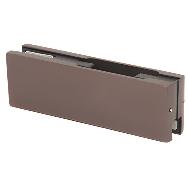 CRL Black Bronze Top or Bottom Patch Fitting - Less Insert