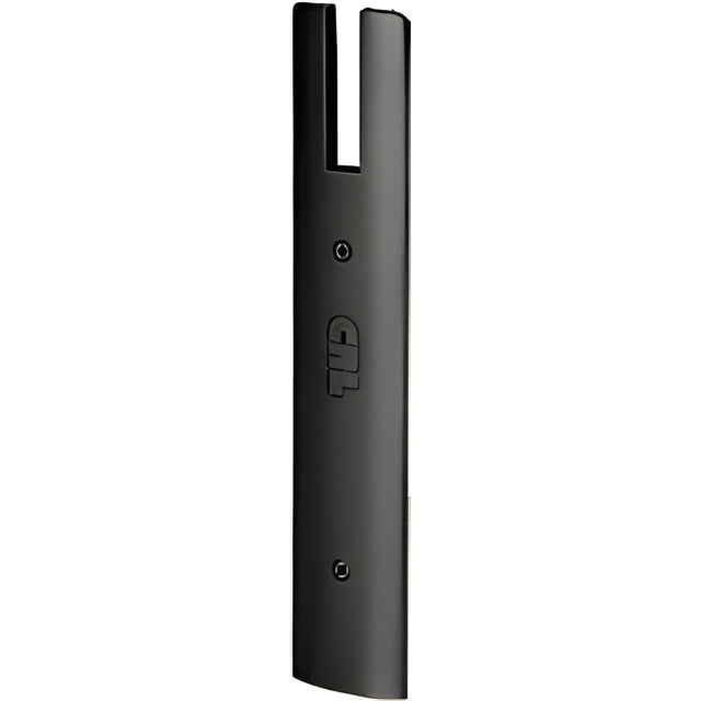 CRL Black Powder Coat End Cap for 10" Square 3/4" Glass Wedge-Lock® Door Rail