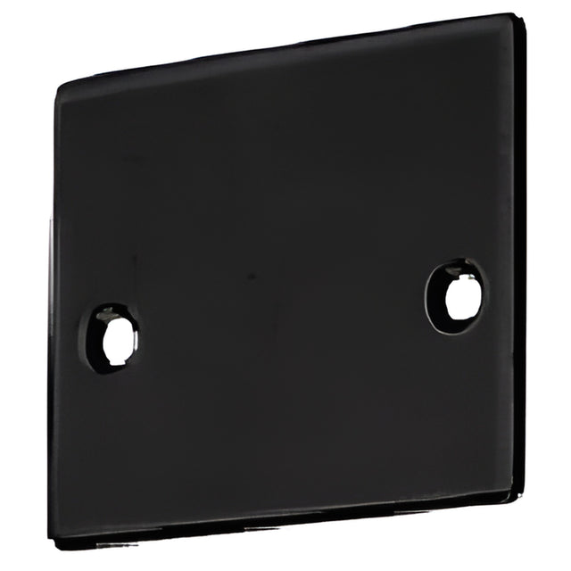 CRL Black Powder Coat End Cap with Screws for NH3 Series Wide U-Channel