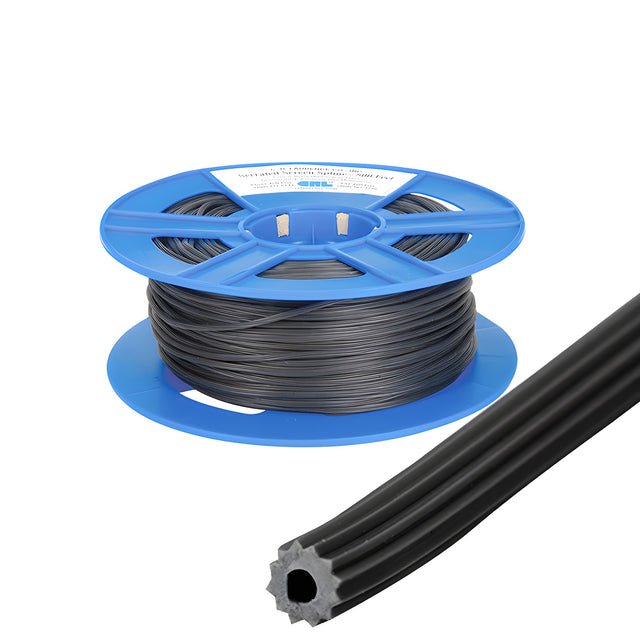 CRL Black .090 Screen Retainer Spline - 500 Foot Roll